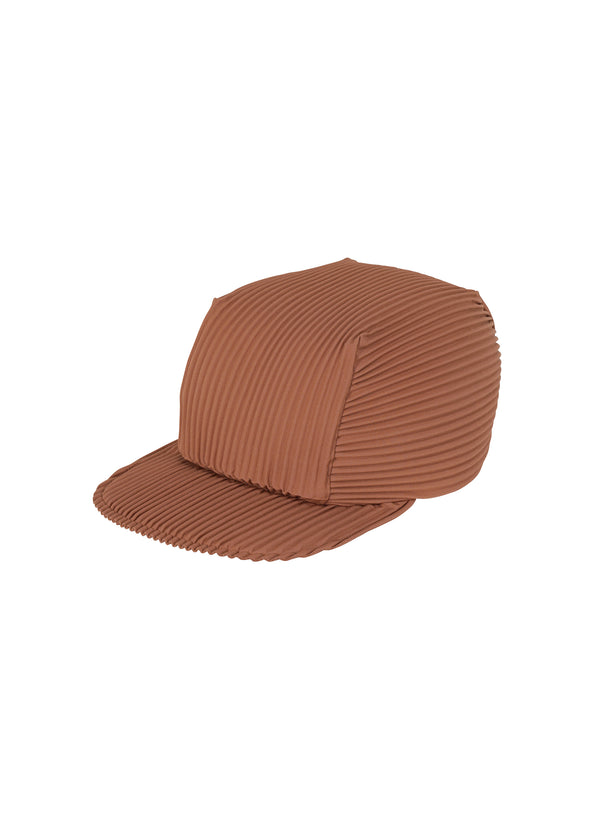 PLEATS CAP Hat Brown