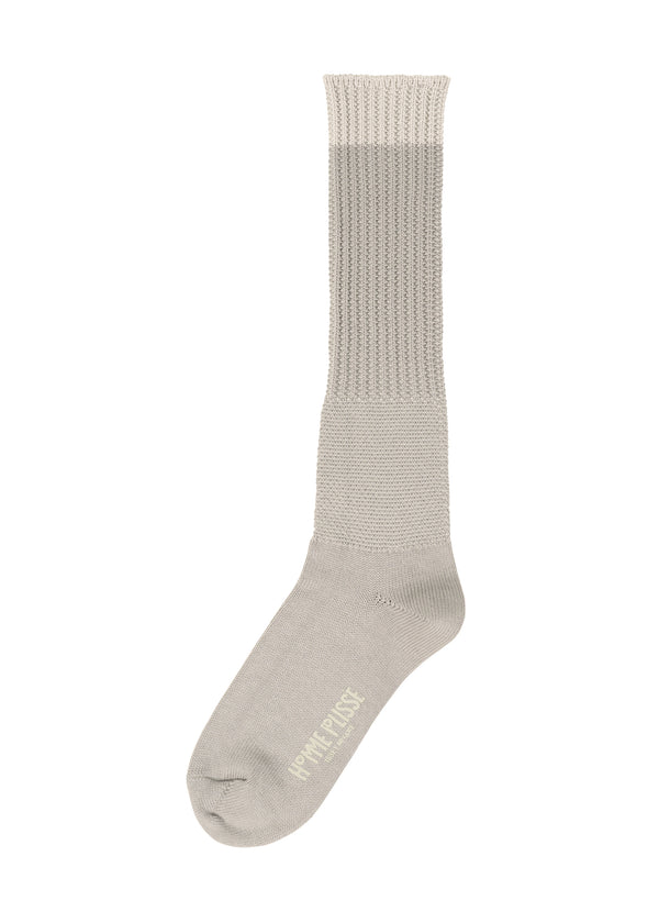 SEED STITCH SOCKS Socks Light Grey