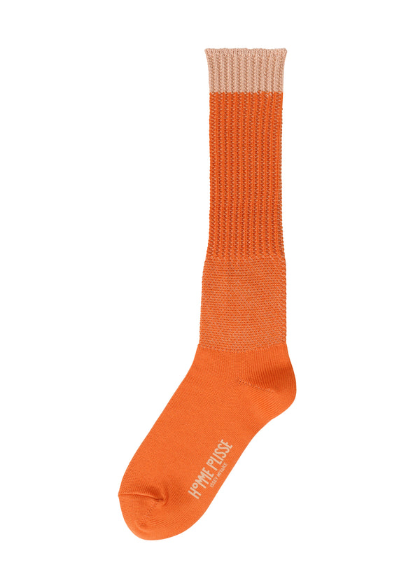 SEED STITCH SOCKS Socks Orange