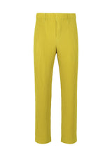 TAILORED PLEATS 2 Trousers Citron Yellow