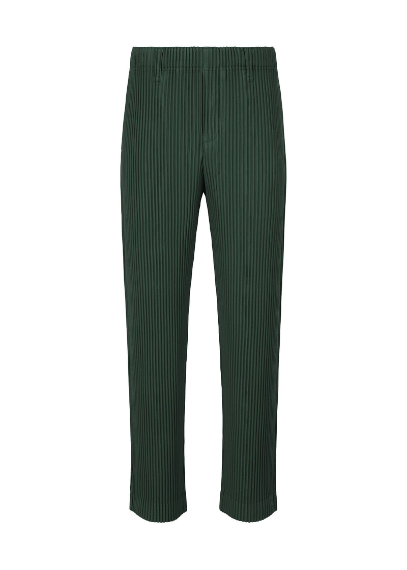 COLOR PLEATS Trousers Deep Green