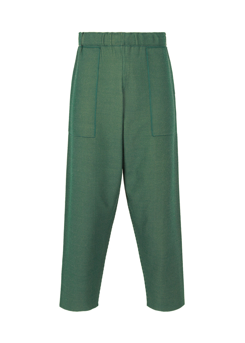 INLAID KNIT Trousers Green