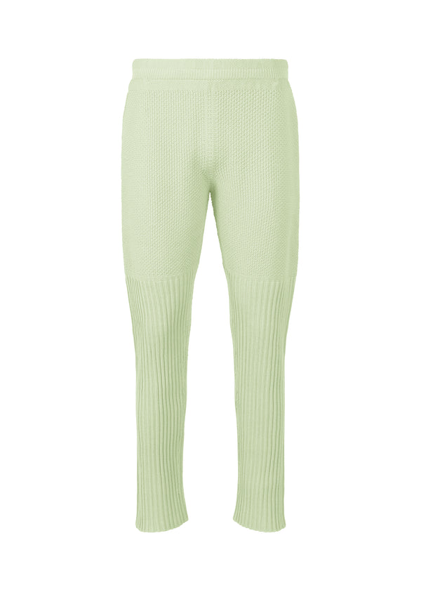 RUSTIC KNIT Trousers Light Jade Green