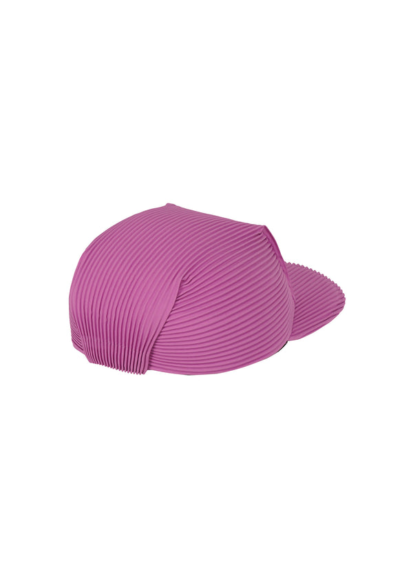 A detail shot of the HOMME PLISSÉ ISSEY MIYAKE  PLEATS CAP hat