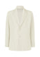 KERSEY PLEATS Jacket Ivory