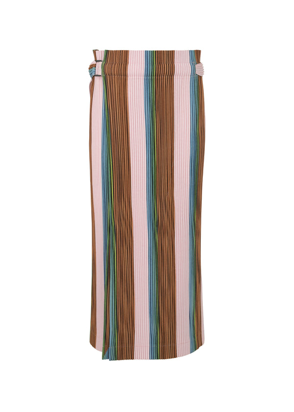 RB_STRIPES 1 Skirt Brown x Pink