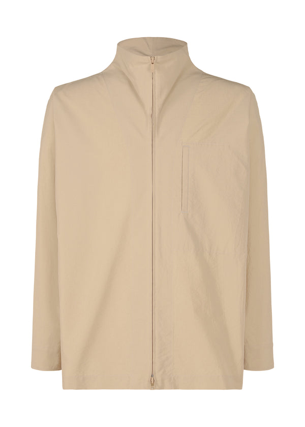 A product shot of the HOMME PLISSÉ ISSEY MIYAKE  BLANK SHIRT shirt in beige (40)