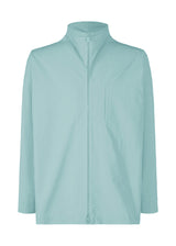 A product shot of the HOMME PLISSÉ ISSEY MIYAKE  BLANK SHIRT shirt in light blue (71)