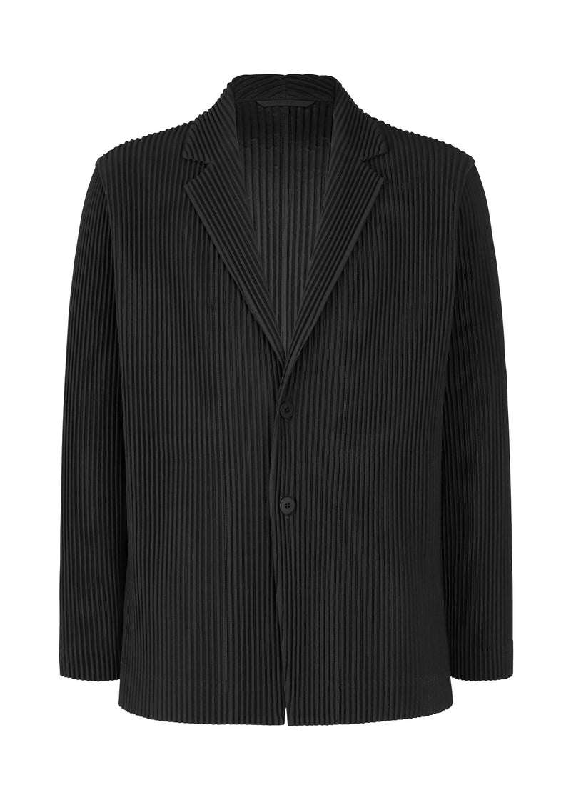 A product shot of the HOMME PLISSÉ ISSEY MIYAKE TAILORED PLEATS 1 jacket in black (15)