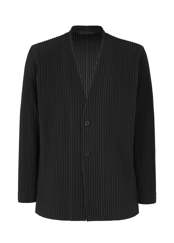 A product shot of the HOMME PLISSÉ ISSEY MIYAKE TAILORED PLEATS 1 jacket in black (15)