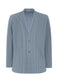 TAILORED PLEATS 1 Jacket Blue Grey