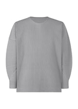 A product shot of the HOMME PLISSÉ ISSEY MIYAKE MC AUGUST top in mole grey (16)