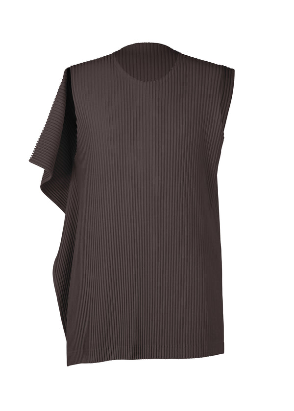 A product shot of the HOMME PLISSÉ ISSEY MIYAKE RB_COLOR PALETTE 1 top in plum violet (84)