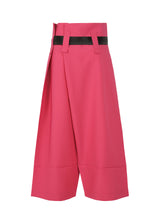FOLD HOURGLASS Trousers Dark Pink