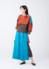 OVERLAY COLORS Trousers Peacock Blue Mix