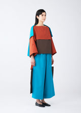 OVERLAY COLORS Trousers Peacock Blue Mix