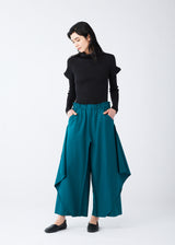 PYRAMID Trousers Blue Green