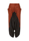 HOURGLASS Trousers Red Brown