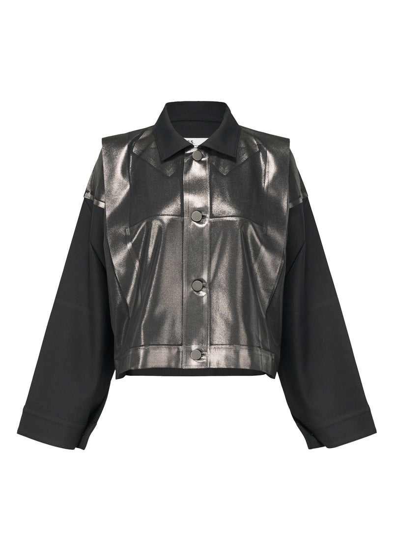 TUCKED FOIL Jacket Black