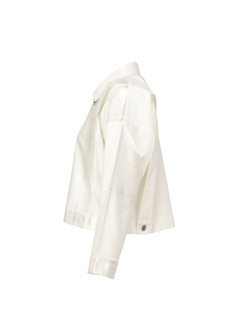 TUCKED FOIL Jacket White