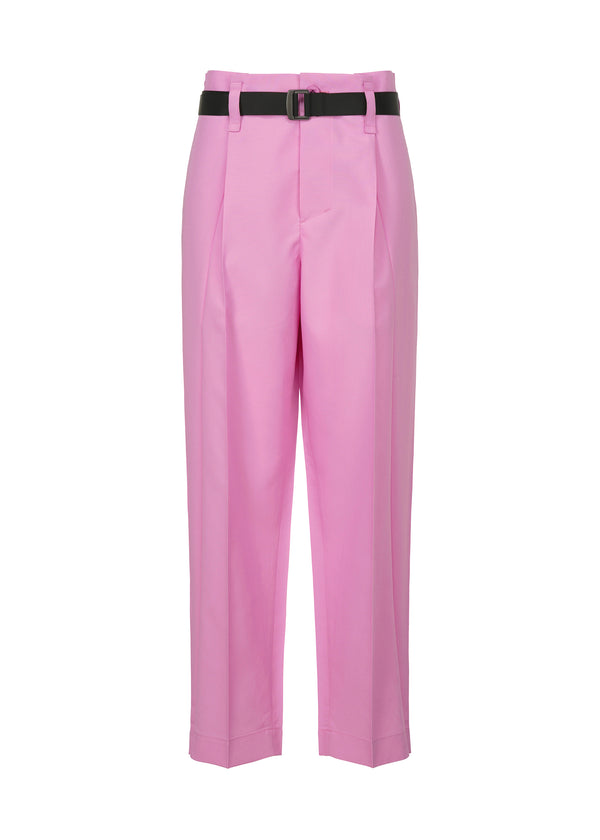 OBLIQUE FOLD BOTTOMS Trousers Pink