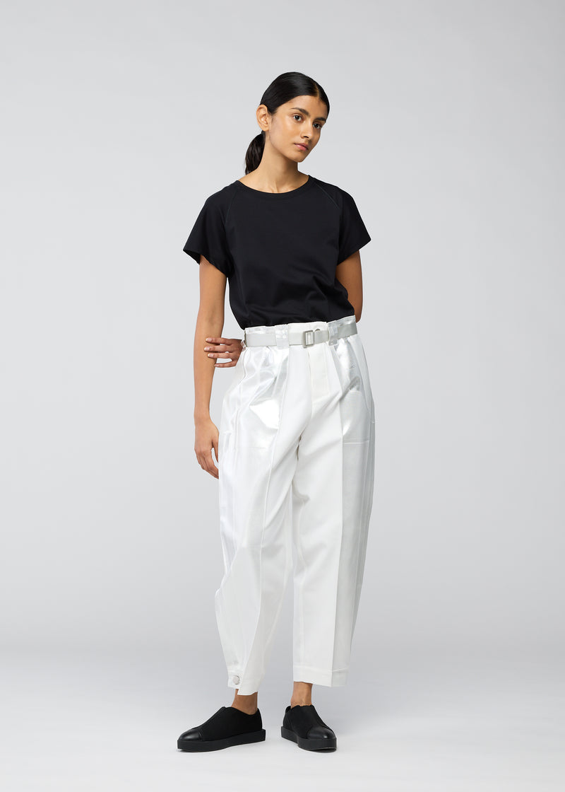 TUCKED FOIL Trousers Indigo