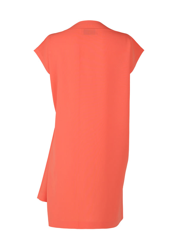 FLAT ONE TUCK T Dress Coral