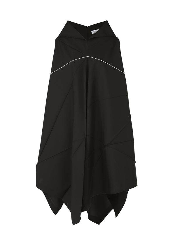 A product shot of the 132 5. ISSEY MIYAKE NO.4 dress in black (15).