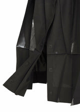 132 5. STANDARD Trousers Black x Silver