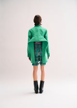 COUNTERPOINT CHECK Jacket Green-Hued