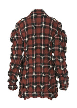 RHYTHM CHECK Jacket Terracotta-Hued