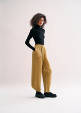 REITERATION PLEATS SOLID Trousers Red