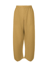 REITERATION PLEATS SOLID Trousers Ochre