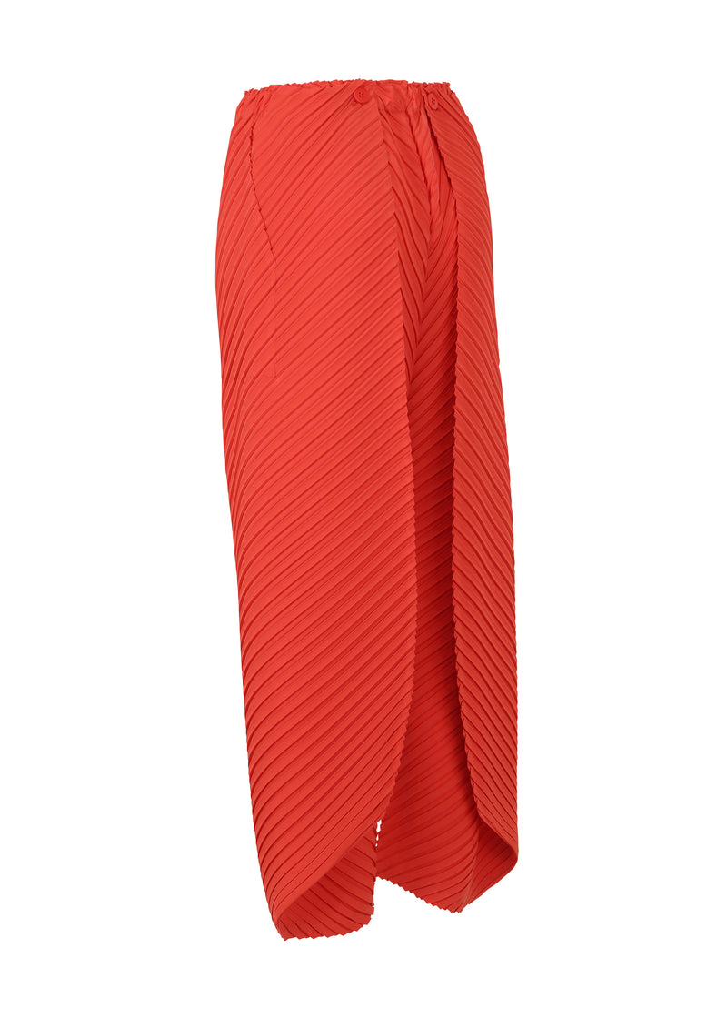 REITERATION PLEATS SOLID Trousers Red | ISSEY MIYAKE ONLINE STORE UK