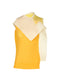 FRAMED PLEATS Top Yellow