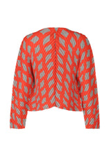 REITERATION PLEATS Cardigan Ochre-Hued