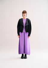 GLEAM PLEATS Cardigan Black