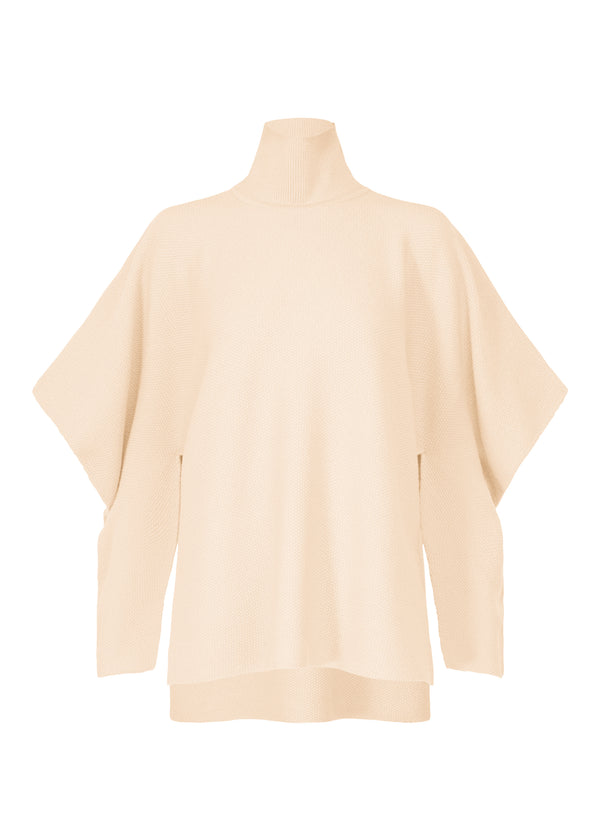 WOOL PIQUE KNIT Top Off White