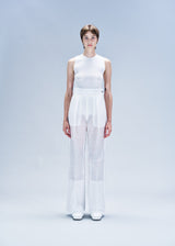 TRANSLUCENT SUIT Trousers White