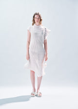 SHEER MOVING KNIT Dress Off White