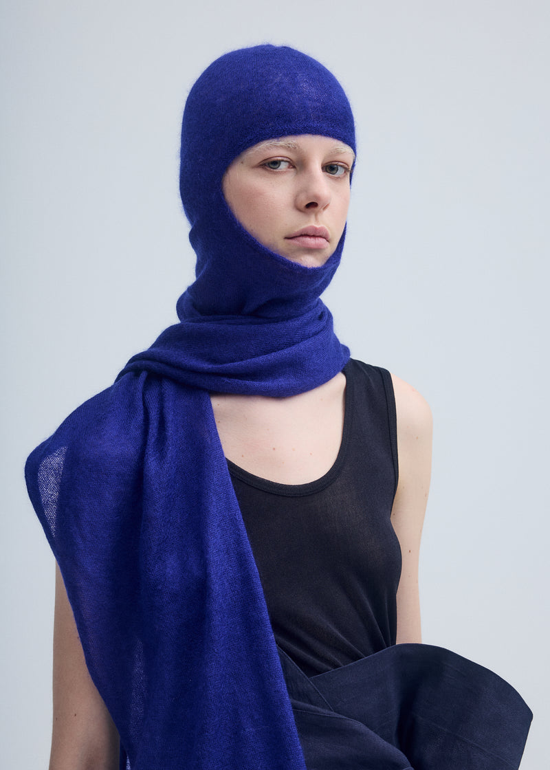 WRAP BALACLAVA Hat Dawn Blue