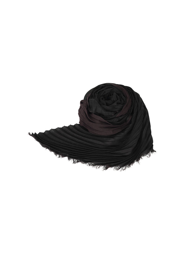 DOUBLE PLEATS STOLE Stole Black