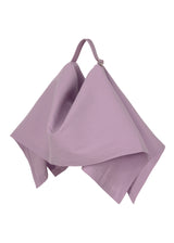 A product shot of the ISSEY MIYAKE  ENCLOTHE SQUARE bag in bellflower purple (83)