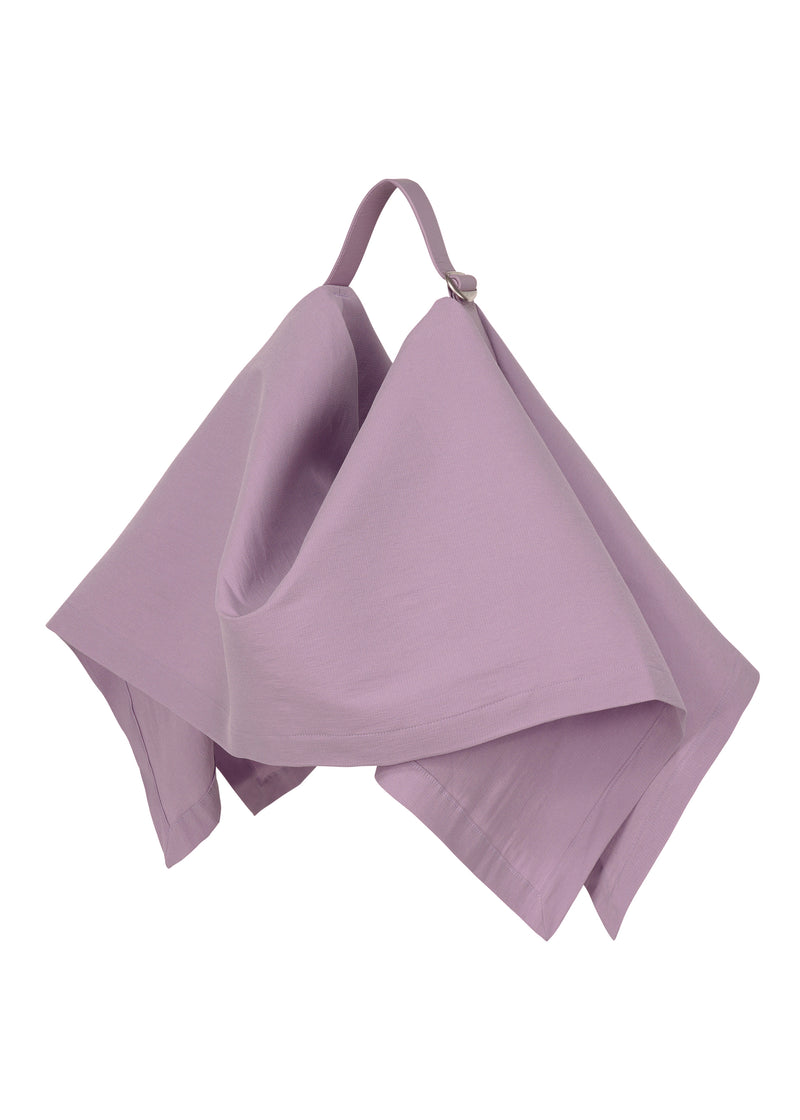 A product shot of the ISSEY MIYAKE  ENCLOTHE SQUARE bag in bellflower purple (83)