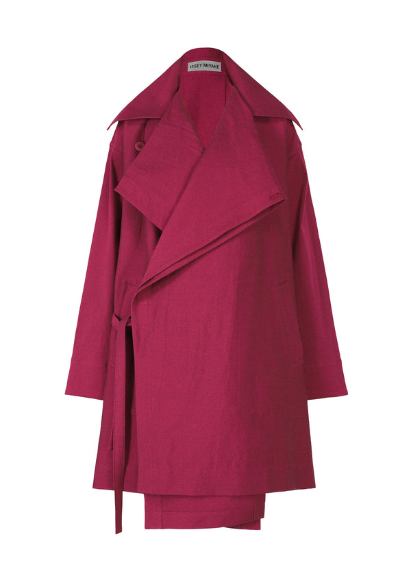 ENCLOTHE WASHI AND WOOL Coat Day Pink