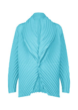 WRAPPED PLEATS Jacket Sky Blue