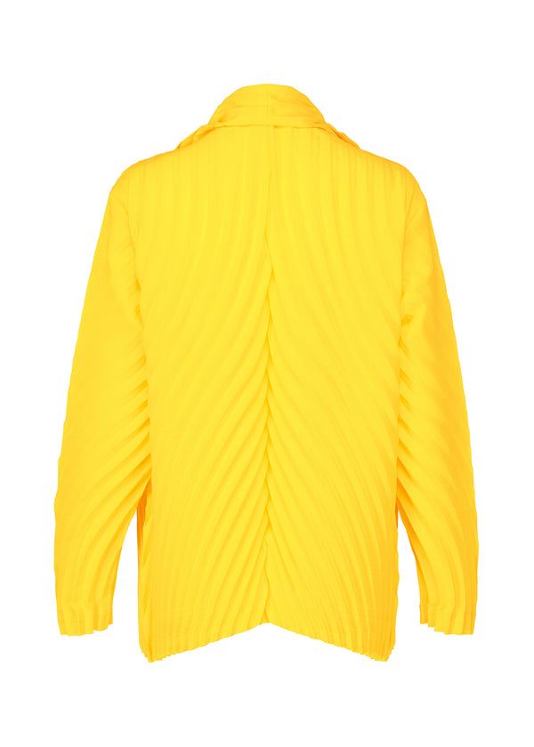 WRAPPED PLEATS Jacket Patrinia Yellow