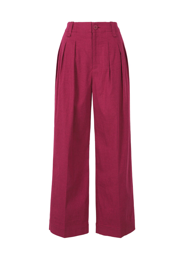 ENCLOTHE WASHI AND WOOL Trousers Day Pink