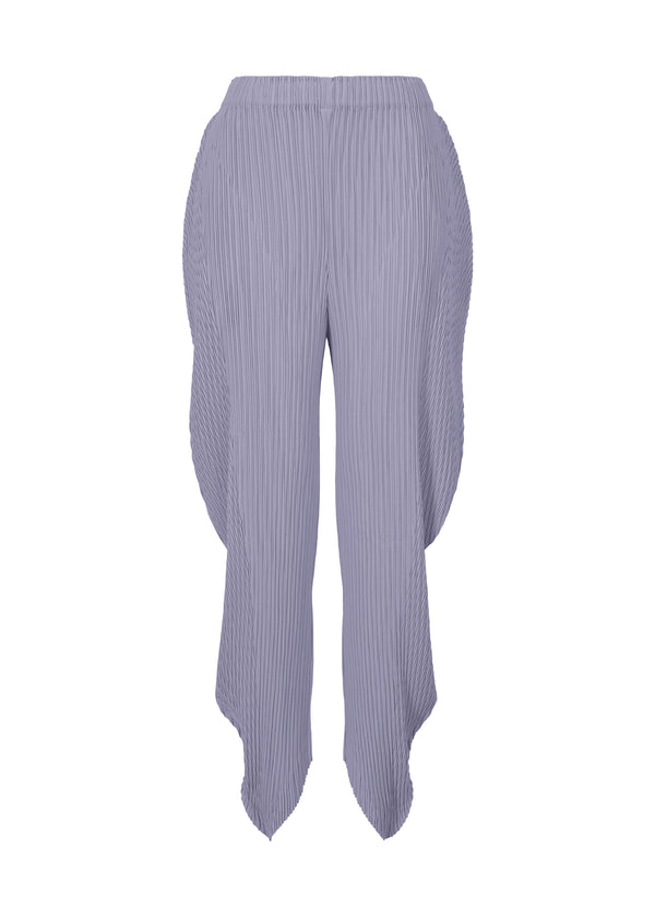 LEAF PLEATS Trousers Asagao Purple