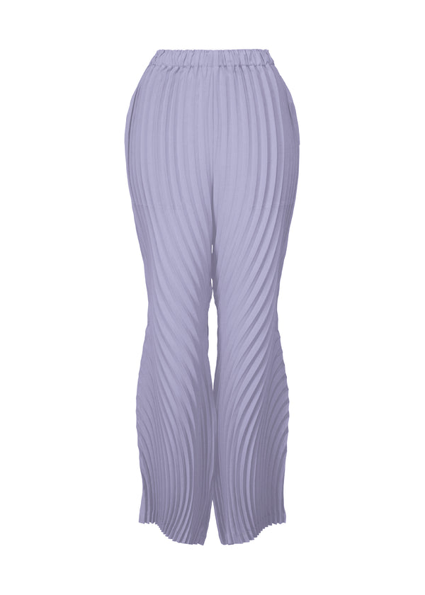 WRAPPED PLEATS Trousers Asagao Purple